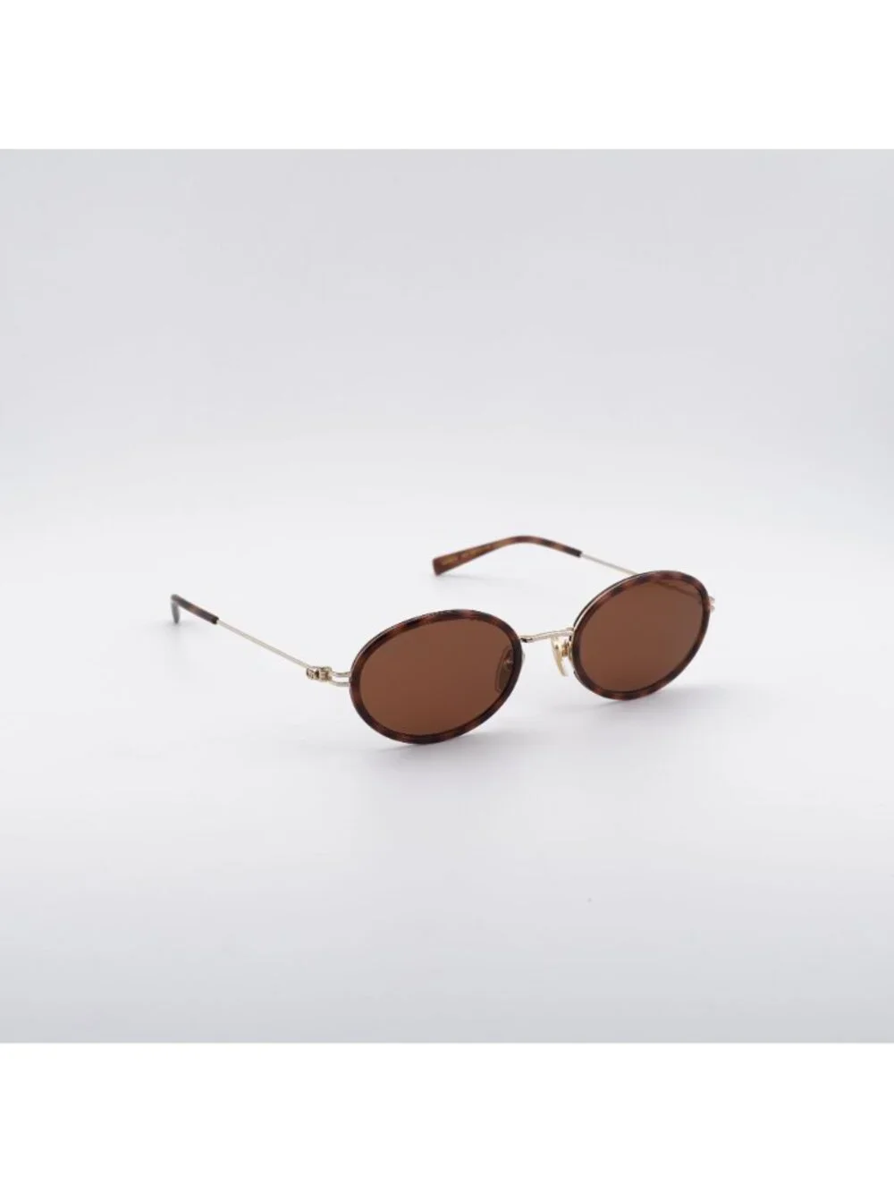 Gucci GG1980S 002 Sunglasses Havana/Gold Oval Frame, Brown
